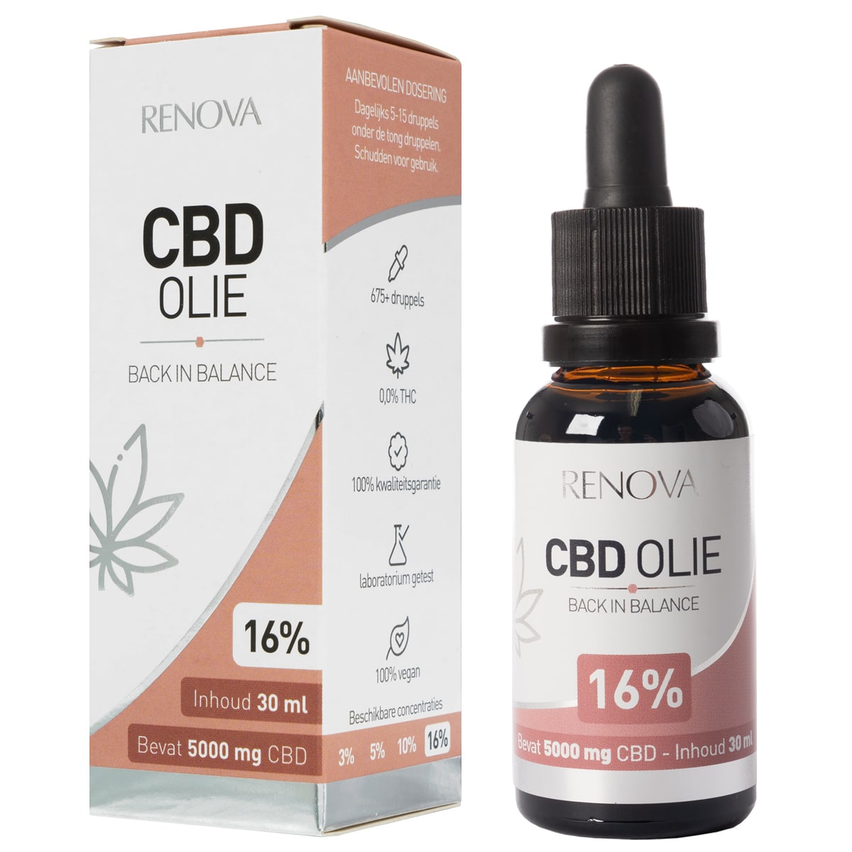 une bouteille d'huile de CBD à côté d'une boîte d'huile de CBD.