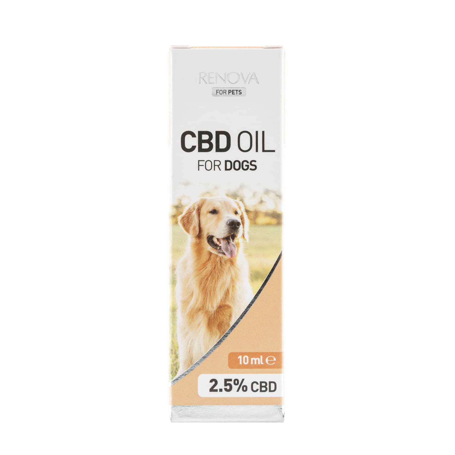 un tube d'huile de cbd pour chien.