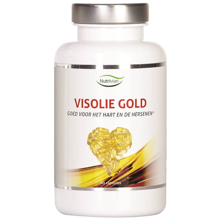 une bouteille de visolie gold.